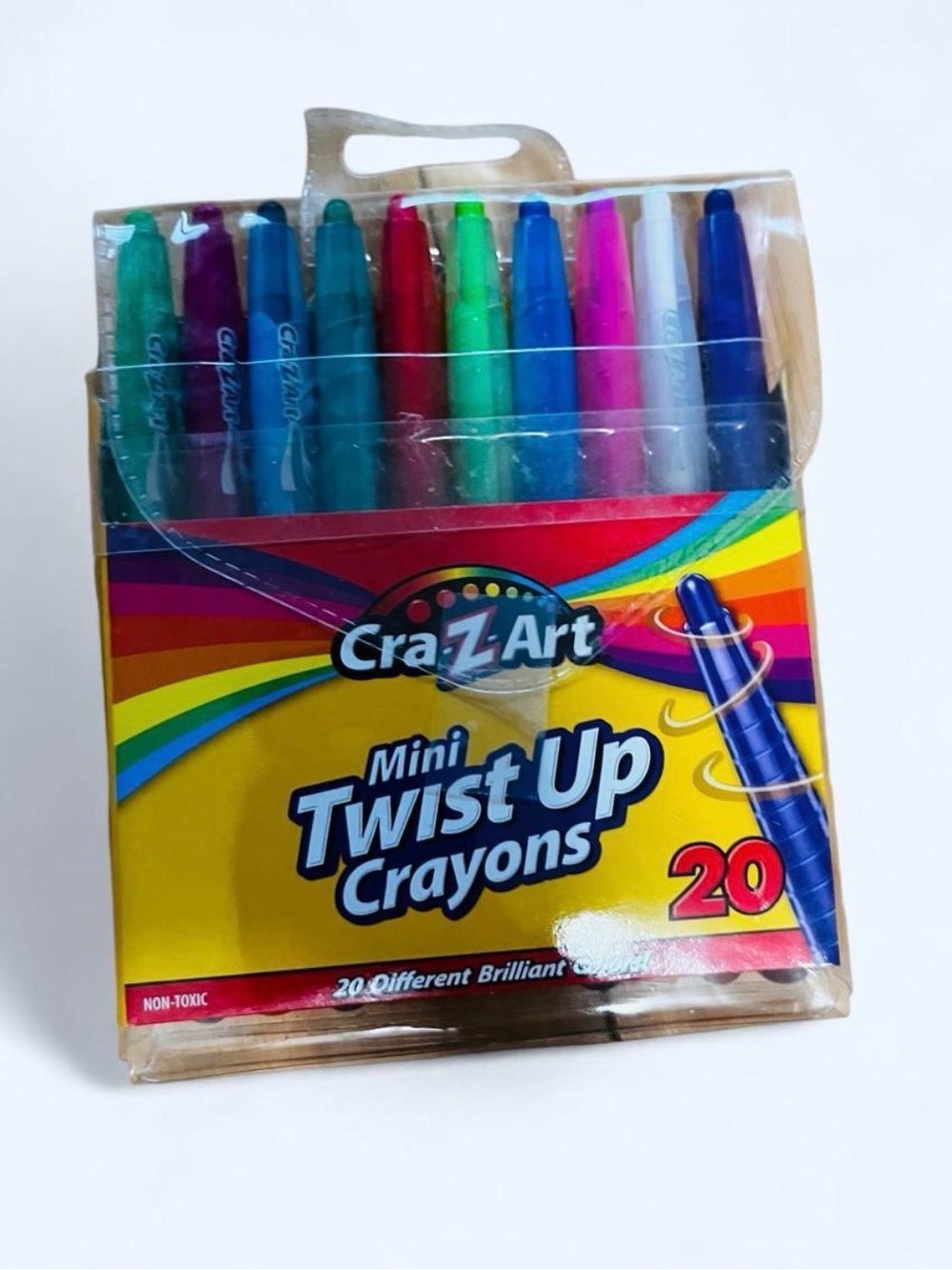 20-Color Crayons – Assorted Bright Colors - Picture 2 of 2